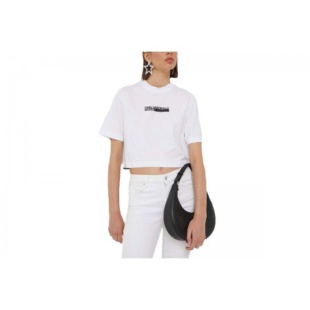 Karl Lagerfeld Boxy Regular Sslv Tee T-Shirt Γυναικείο 