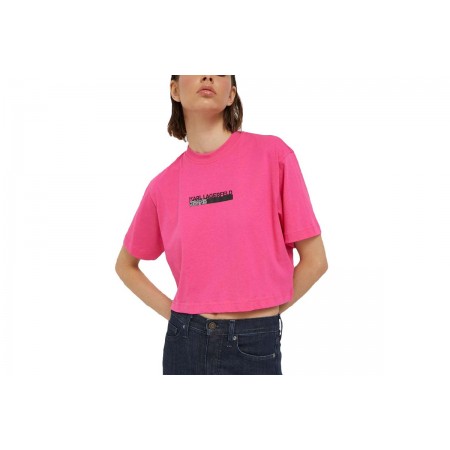 Karl Lagerfeld Boxy Regular Sslv Tee T-Shirt Γυναικείο 