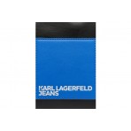 Karl Lagerfeld Tech Leather Hobo Γυναικεία Τσάντα Ώμου Μαύρη