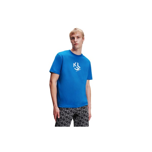 Karl Lagerfeld Regular Monogram Sslv T-Shirt Ανδρικό (236D1704 J105)