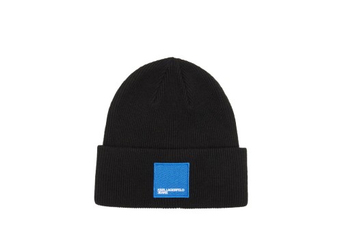 Karl Lagerfeld Knitted Logo Beanie Σκουφάκι Χειμερινό (236D3401 J101)