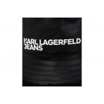 Karl Lagerfeld Shearling Καπέλο Bucket Μαύρο