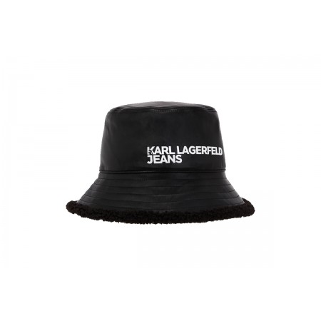 Karl Lagerfeld Shearling Bucket Hat Καπέλο Bucket 