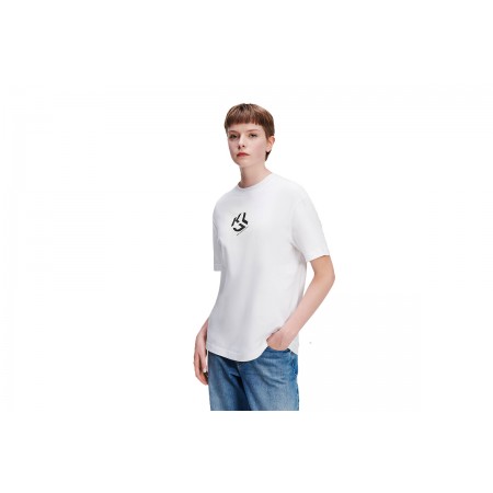Karl Lagerfeld Monogram Regular Sslv T-Shirt Γυναικείο 
