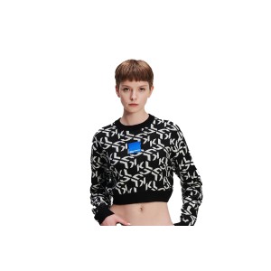 Karl Lagerfeld Monogram Jacquard Sweater Μπλούζα Πλεκτή (236J2003 J188)