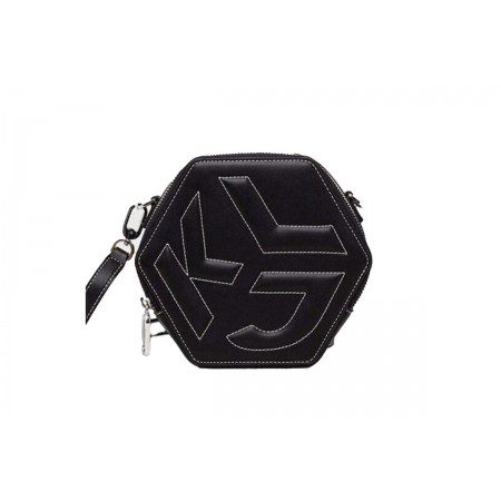 Karl Lagerfeld Hexagon Τσαντάκι Χιαστί - Ώμου Μαύρο