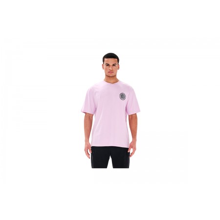 Emerson Ανδρικό Κοντομάνικο T-Shirt Ροζ
