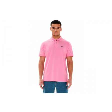Emerson Ανδρικό Κοντομάνικο Polo T-Shirt Ροζ