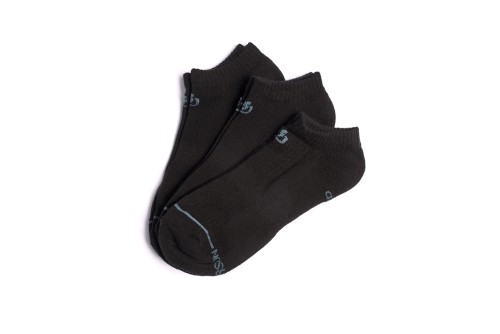 Emerson Basic Low Κάλτσες Κοντές 3 Ζευγάρια (241.EU08.41 BLACK)