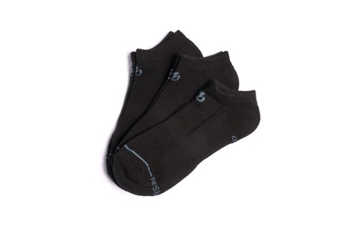 Emerson Basic Low Κάλτσες Κοντές 3 Ζευγάρια (241.EU08.41 BLACK)