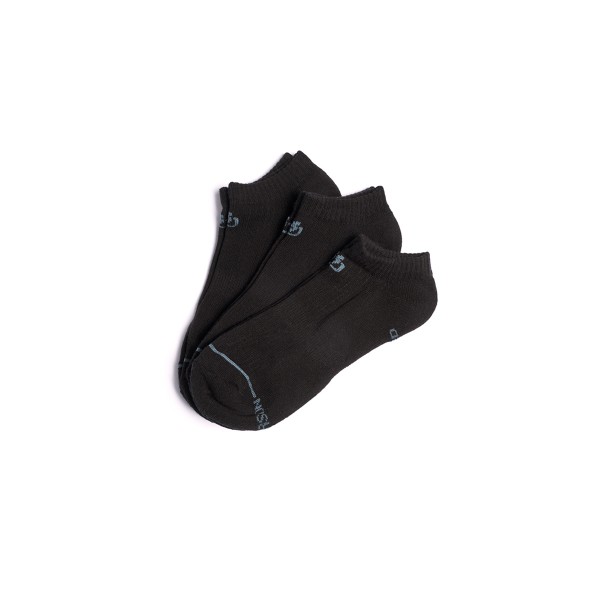 Emerson Basic Low Κάλτσες Κοντές 3 Ζευγάρια (241.EU08.41 BLACK)