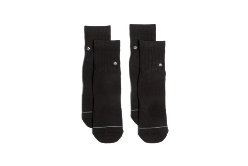 Emerson Basic Mid Crew Κάλτσες Ψηλές 2 Ζευγάρια (241.EU08.43 BLACK-BLACK)