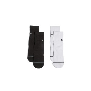 Emerson Basic Mid Crew Kάλτσες Ψηλές 2 Ζευγάρια (241.EU08.43 WHITE-BLACK)