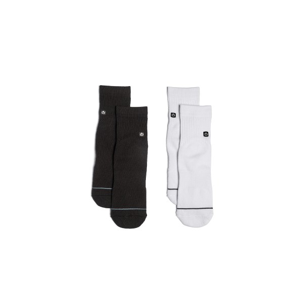 Emerson Basic Mid Crew Kάλτσες Ψηλές 2 Ζευγάρια (241.EU08.43 WHITE-BLACK)