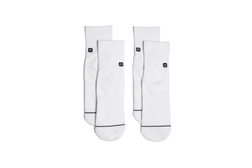 Emerson Basic Mid Crew Κάλτσες Ψηλές 2 Ζευγάρια (241.EU08.43 WHITE-WHITE)