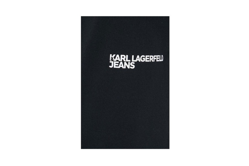 Karl Lagerfeld Γυναικείο Κοντομάνικο T-Shirt Μαύρο