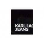 Karl Lagerfeld Essential Logo Γυναικεία Τσάντα Shopper Μαύρη