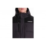 Emerson Ανδρικό Puffer Μπουφάν με Κουκούλα Ανθρακί, Μαύρο