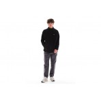 Emerson Full Zip Ανδρική Fleece Ζακέτα Μαύρη