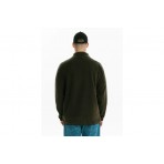 Emerson Full Zip Ανδρική Fleece Ζακέτα Λαδί