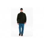 Emerson Full Zip Ανδρική Fleece Ζακέτα Λαδί