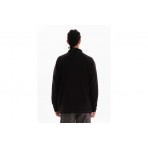 Emerson Full Zip Ανδρική Fleece Sherpa Ζακέτα Μαύρη