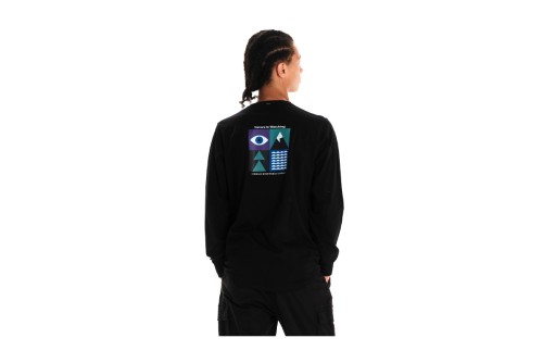 Emerson Nature Is Watching Μπλούζα Με Λαιμόκοψη Ανδρική (242.EM31.19 BLACK)
