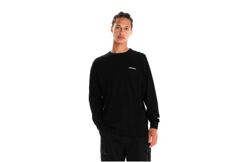 Emerson Nature Is Watching Μπλούζα Με Λαιμόκοψη Ανδρική (242.EM31.19 BLACK)