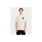 Emerson Genius Company Keep It Simple Ανδρικό Κοντομάνικο T-Shirt Γκρι Ανοιχτό