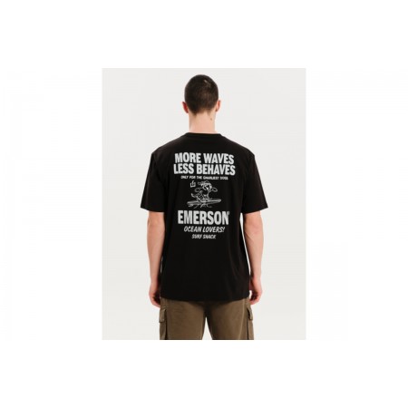 Emerson More Waves Less Behaves T-Shirt Ανδρικό 