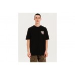 Emerson Ανδρικό Κοντομάνικο T-Shirt Μαύρο