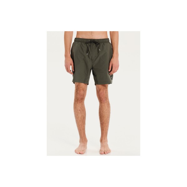 Emerson Volley 43 Cm Μαγιό Σορτς Ανδρικό (251.EM508.36 ARMY GREEN)