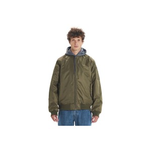 Emerson Detachable Hood Flight Μπουφάν Bomber Ανδρικό (252.EM10.59 OLIVE)