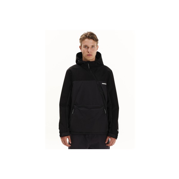 Emerson Hooded Μπουφάν Αντιανεμικό Ανδρικό (252.EM10.68 EBONY-BLACK)