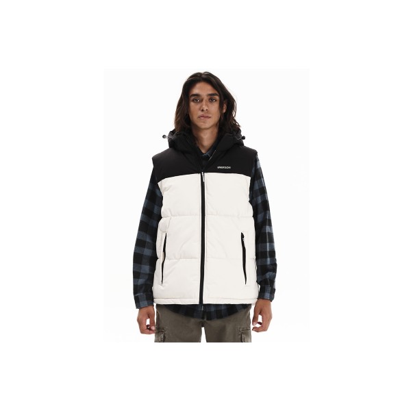 Emerson Γιλέκο Ανδρικό (252.EM10.77 CREAM-BLACK)
