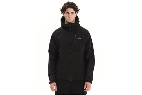 Emerson Raglan Bonded Μπουφάν Αντιανεμικό Ανδρικό (252.EM11.11 BLACK)