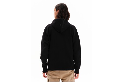 Emerson Logo Hoodie Ανδρικό (252.EM20.01 BLACK-EBONY)