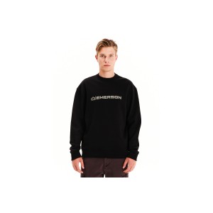 Emerson Classic Μπλούζα Με Λαιμόκοψη Ανδρική (252.EM20.03 BLACK)