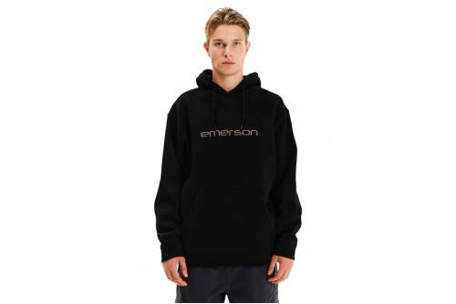 Emerson Logo Hoodie Ανδρικό (252.EM20.06 BLACK)
