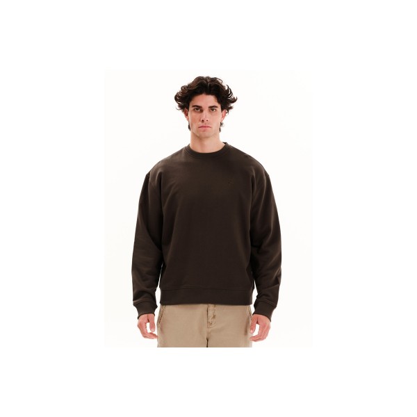 Emerson Classic Μπλούζα Με Λαιμόκοψη Ανδρική (252.EM20.97 D.BROWN)