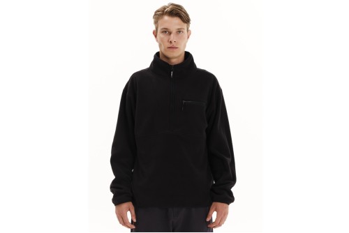 Emerson Half Zip Μπλούζα Fleece Με Φερμουάρ Ανδρική (252.EM28.06 BLACK)