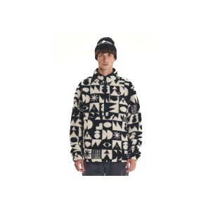 Emerson Μπλούζα Sherpa Με Φερμουάρ Ανδρική (252.EM280.405 PR542 OFF WHITE)