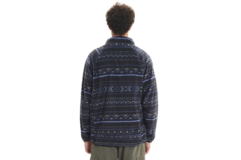 Emerson Ανδρική Ζακέτα Fleece Ανθρακί, Πράσινη, Μπλε