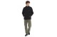 Emerson Full Zip Ανδρική Ζακέτα Fleece Μαύρη