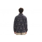 Emerson Full Zip Ζακέτα Fleece Ανδρική (252.EM290.122 PR548 OFF BLACK)