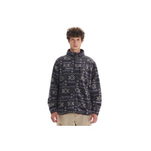 Emerson Full Zip Ζακέτα Fleece Ανδρική (252.EM290.122 PR548 OFF BLACK)