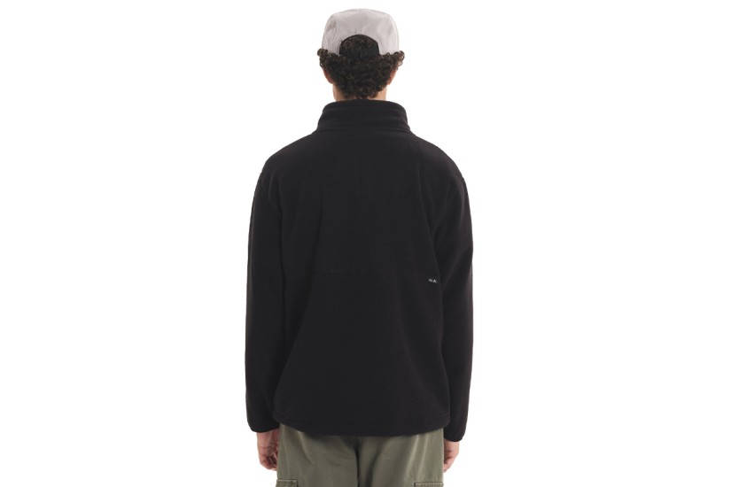 Emerson Ανδρική Ζακέτα Fleece Μαύρη