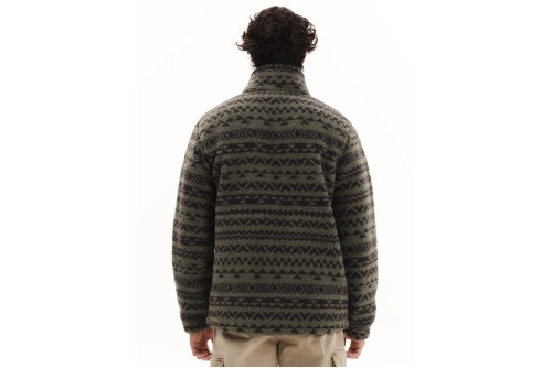 Emerson Ζακέτα Sherpa Fleece Ανδρική (252.EM290.406 PR541 GREEN)