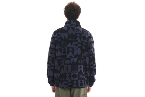 Emerson Ζακέτα Sherpa Fleece Ανδρική (252.EM290.406 PR542 D. BLUE)