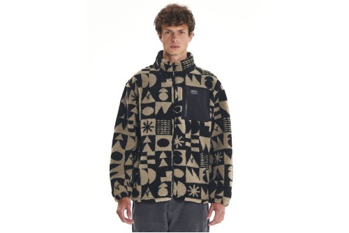 Emerson Ζακέτα Sherpa Fleece Ανδρική (252.EM290.429 PR542B BEIGE)